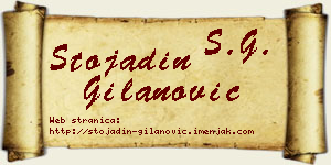Stojadin Gilanović vizit kartica